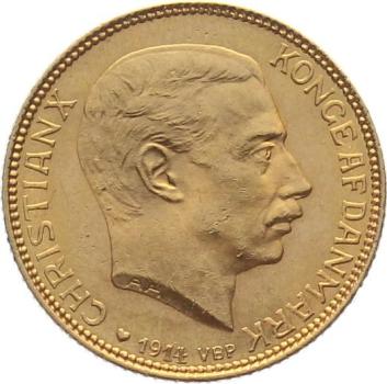 Dänemark 20 Kroner 1914 - Christian X.